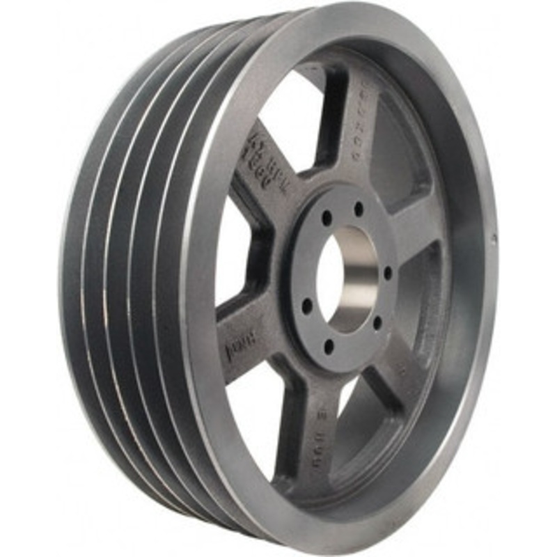 TB Woods 5 Groove, 7/8 to 3-1/2 Bore Diam, 18.4 Outside Diam, QD Bushed V Belt Sheave 18.00 C Diam Belt Pitch 1805C – 82246216