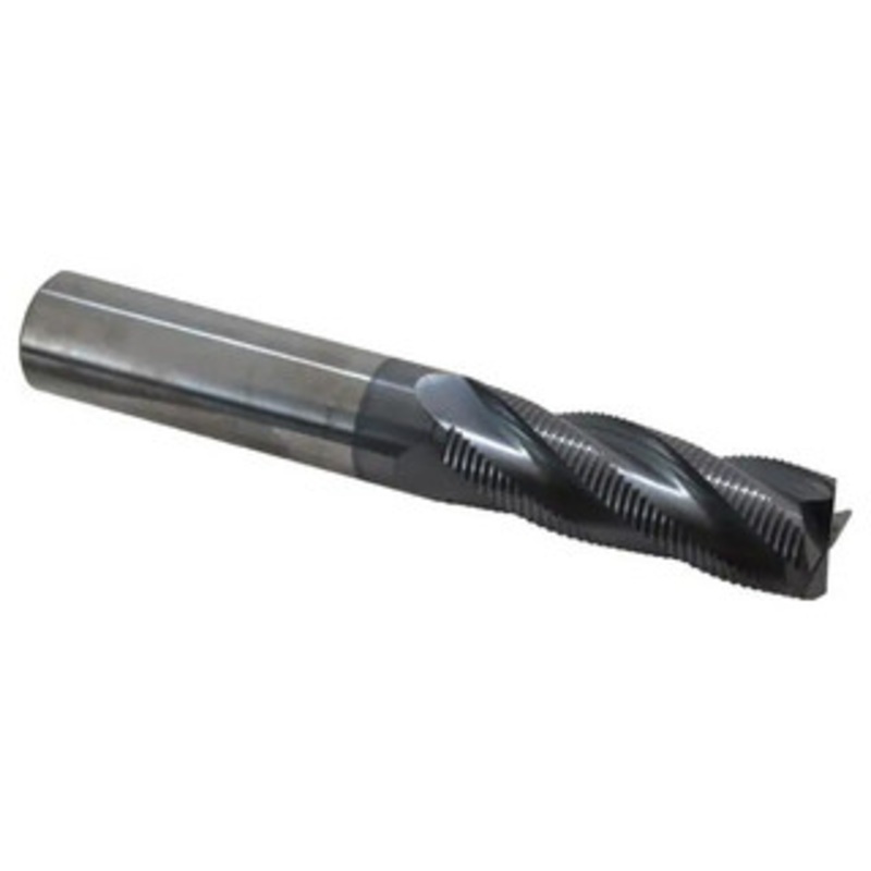 Accupro 4-Flute High Performance AlTiN Coated Fine Tooth Roughing End Mill, 3/4 Size, 2-1/4 LOC, 5 OAL – 37-269-8