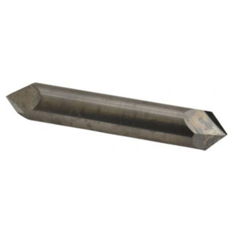Accupro Double End 2-Flute Solid Carbide 90 End Chamfer Mill, 1/2 Size, 3 OAL – 37-308-4