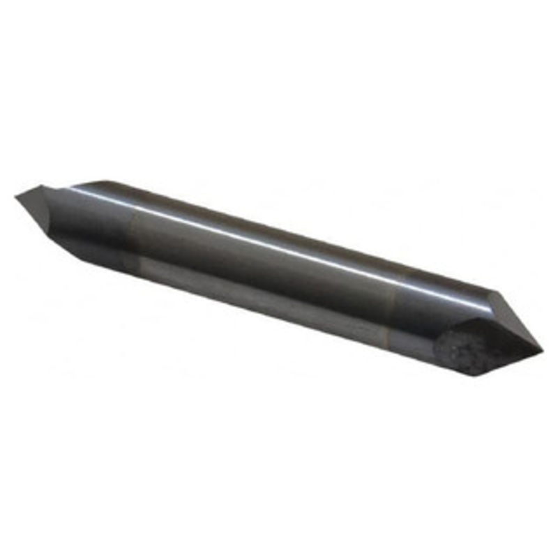 Accupro Double End 2-Flute TiCN Coated 90 End Chamfer Mill, 3/8 Size, 2-1/2 OAL – 37-313-4