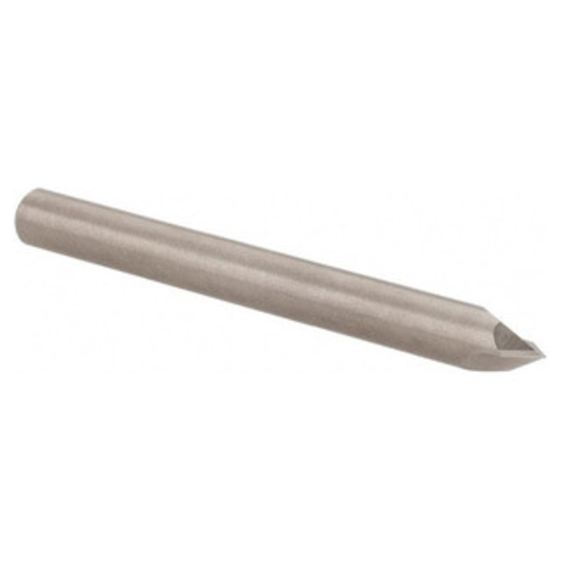 Accupro Single End 2-Flute Solid Carbide 90 End Chamfer Mill, 1/4 Size, 2-1/2 OAL – 37-326-6