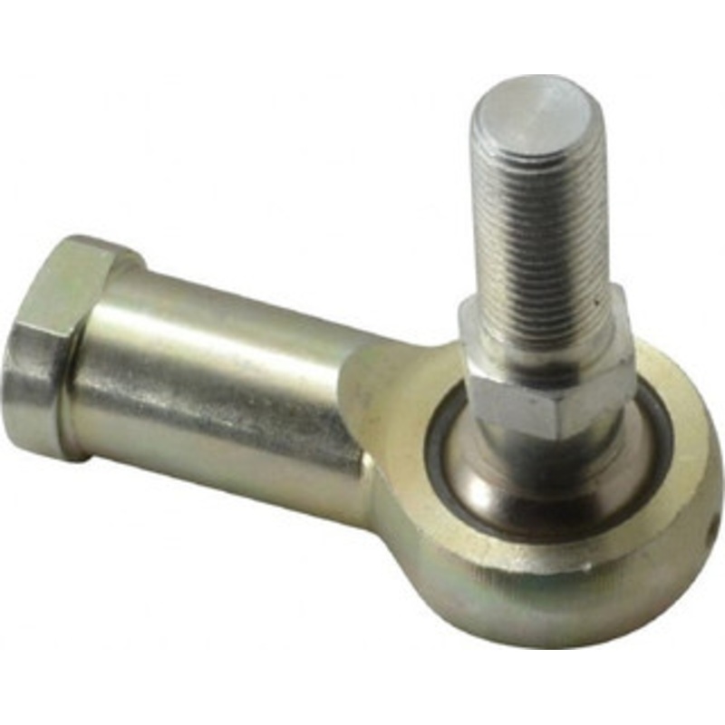 Alinabal 1/2 ID, 1.3333 Max OD, 6,400 Lb Max Static Cap, Spherical Rod End 1/2-20 RH, 3/4 Shank Diam, 1-3/16 Shank Length, Steel with Molded Nyloy Raceway PFS8GR – 73204661