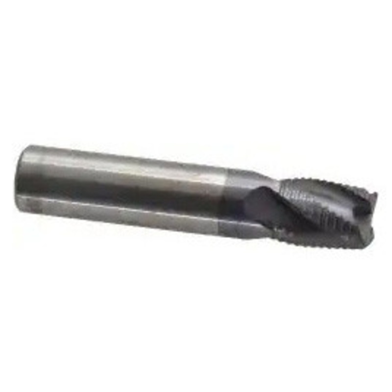 Accupro 4-Flute High Performance AlTiN Coated Fine Tooth Roughing End Mill, 1/2 Size, 5/8 LOC, 2-1/2 OAL – 37-264-9