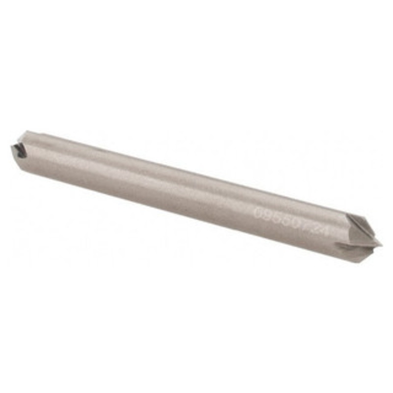Accupro Double End 4-Flute Solid Carbide 90 End Chamfer Mill, 1/4 Size, 2-1/2 OAL – 37-316-7