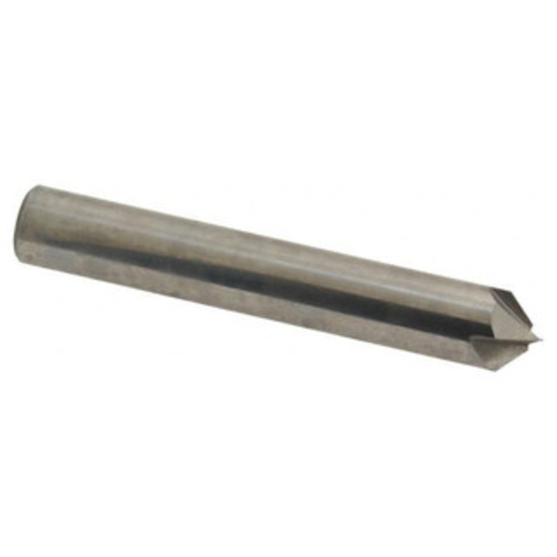 Accupro Single End 4-Flute Solid Carbide 90 End Chamfer Mill, 3/8 Size, 2-1/2 OAL – 37-331-6