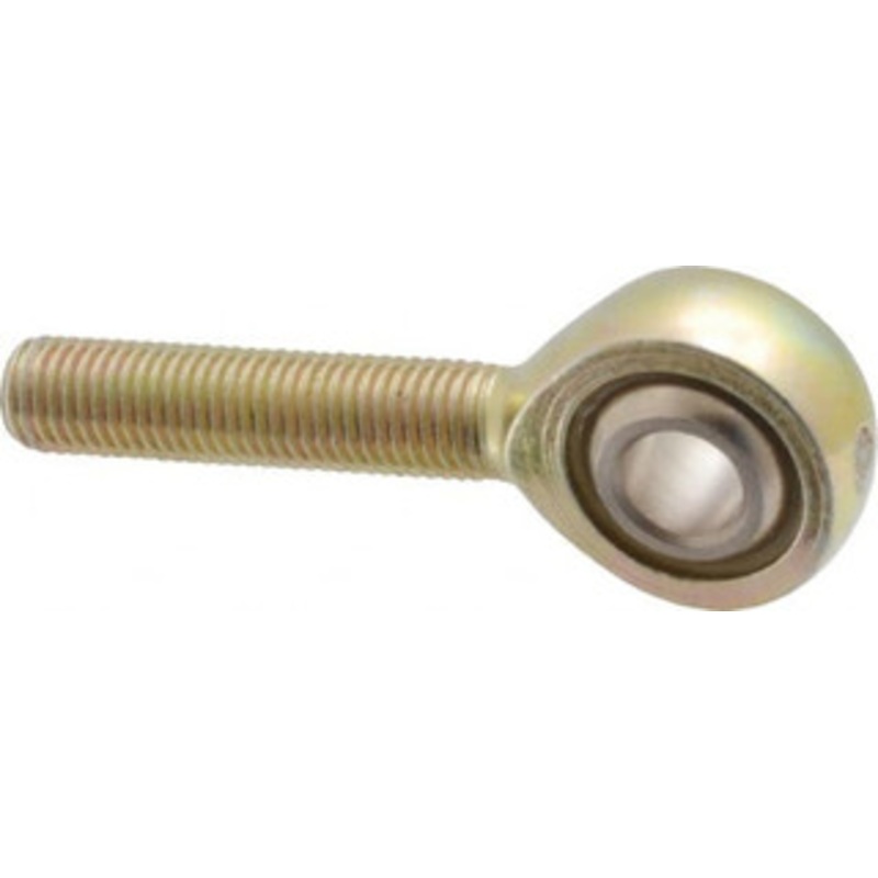 Alinabal 5/16 ID, 7/8 Max OD, 2,800 Lb Max Static Cap, Spherical Rod End 5/16-24 RH, 0.437 Shank Diam, 1-1/4 Shank Length, Steel with Molded Nyloy Raceway PM5G – 73205148