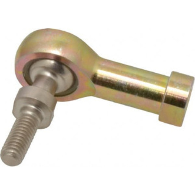 Alinabal 0.19 ID, 5/8 Max OD, 1,200 Lb Max Static Cap, Spherical Rod End 10-32 RH, 0.312 Shank Diam, 9/16 Shank Length, Steel with Molded Nyloy Raceway PFS3G – 73202103