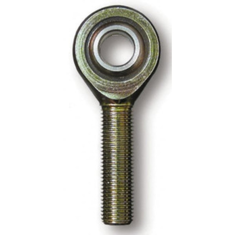 Alinabal 7/16 ID, 1-1/8 Max OD, 3,800 Lb Max Static Cap, Spherical Rod End 7/16-20 LH, 5/8 Shank Diam, 1-3/8 Shank Length, Steel with Molded Nyloy Raceway PML7G – 73204810