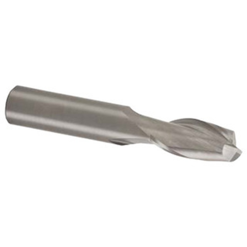 Atrax 2 Flute Centercutting Single End Mill, 3/8 Mill Dia, 3/8 Shank Dia, 1-3/8 LOC – 45-187-2