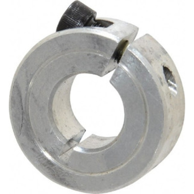 Climax 1/2 Bore, Aluminum, One Piece Clamp Collar 1-1/8 Outside Diam, 13/32 Wide 1C-050-A – 35463397