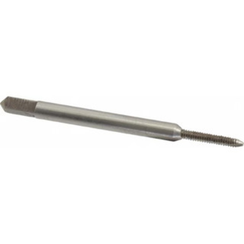 Value Collection HSS Spiral Point Bottoming Chamfer Tap, #2-56 UNC, 2 Flutes, 2B Class of Fit, HSS, Bright/Uncoated Coated, 7/16 Thread Length, Right Hand, H1 – 73-389-9