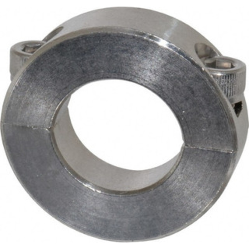 Climax 15/16 Bore, Stainless Steel, Two Piece Two Piece Split Shaft Collar 1-3/4 Outside Diam, 1/2 Wide 2C-093-S – 75237214