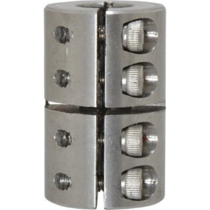 Climax 3/8 Inside x 7/8 Outside Diam, One Piece Split Clamping Collar 1-3/8 Long ISCC-037-037-S – 35463058