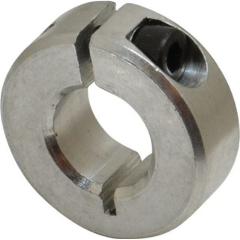 Climax 7/16 Bore, Aluminum, One Piece One Piece Split Shaft Collar 15/16 Outside Diam, 11/32 Wide MOD 1C-043-A – 73091423