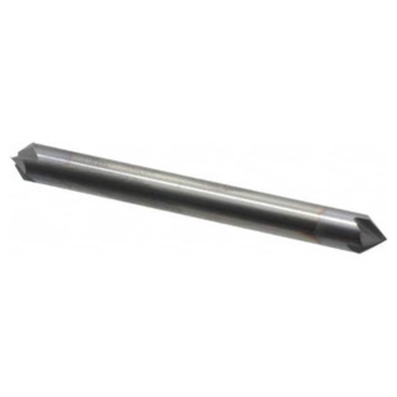 Accupro Double End 4-Flute TiCN Coated 90 End Chamfer Mill, 1/4 Size, 2-1/2 OAL – 37-320-9