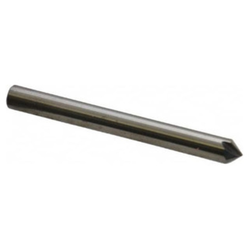 Accupro Single End 4-Flute Solid Carbide 90 End Chamfer Mill, 1/4 Size, 2-1/2 OAL – 37-330-8