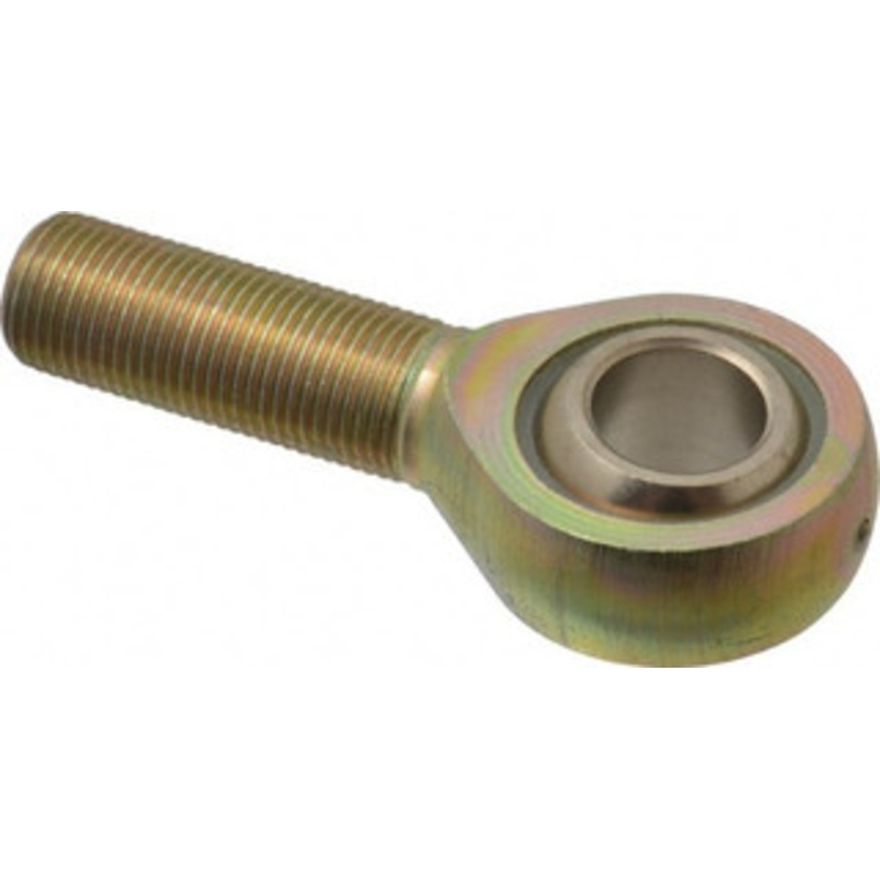 Alinabal 5/8 ID, 1-1/2 Max OD, 7,100 Lb Max Static Cap, Spherical Rod End 5/8-18 LH, 7/8 Shank Diam, 1-5/8 Shank Length, Steel with Molded Nyloy Raceway PML10G – 73204752