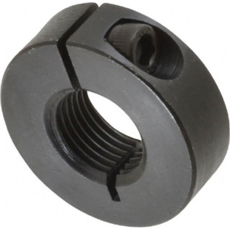 Climax 5/8-18 Thread, Steel, One Piece Threaded Shaft Collar 1-5/16 Outside Diam, 7/16 Wide ISTC-062-18 – 35462332