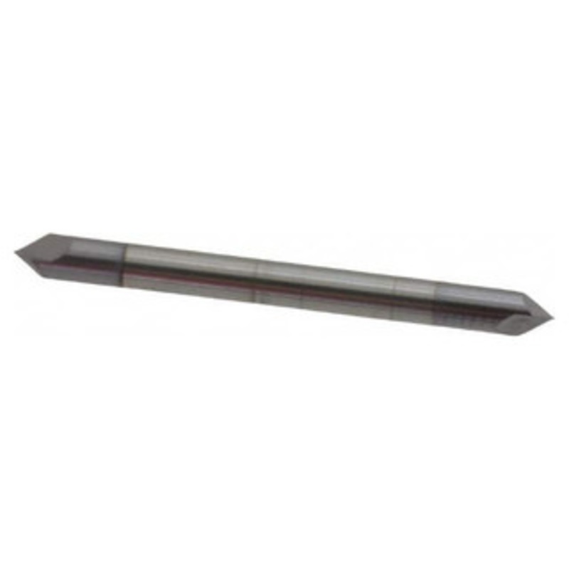 Accupro Double End 2-Flute TiCN Coated 90 End Chamfer Mill, 1/8 Size, 1-1/2 OAL – 37-310-0