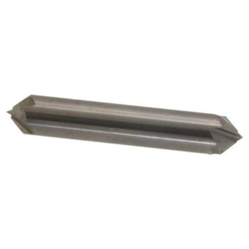 Accupro Double End 4-Flute Solid Carbide 90 End Chamfer Mill, 1/2 Size, 3 OAL – 37-318-3