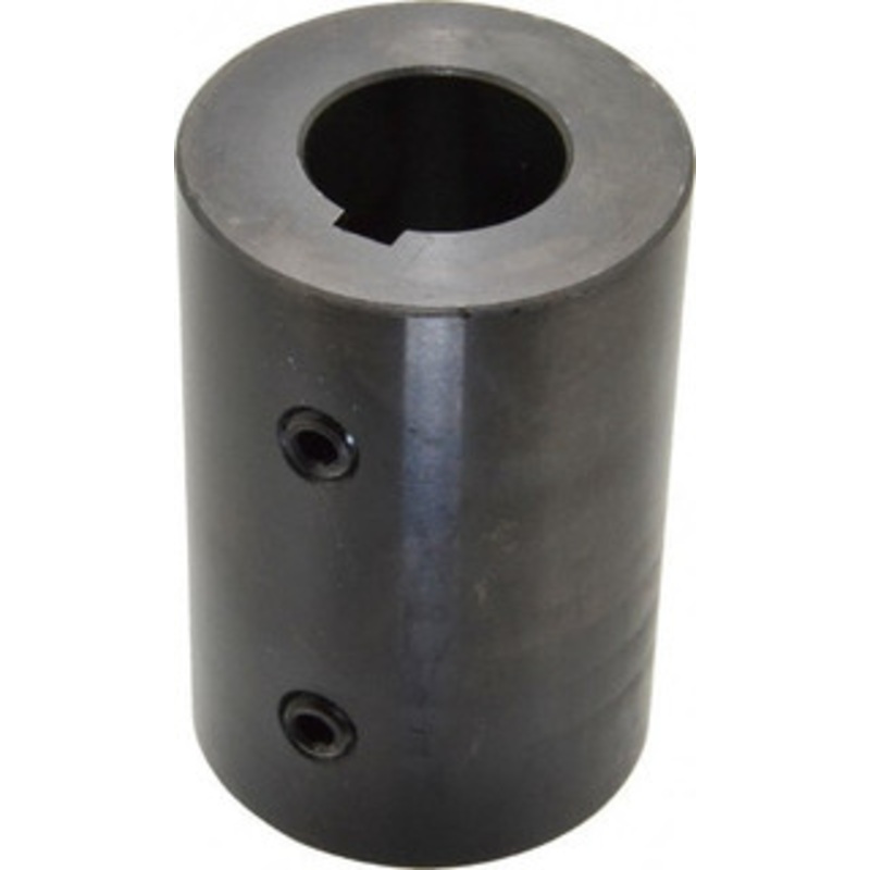 Climax 1 Inside x 2 Outside Diam, Mild Steel Set Screw Rigid Coupling with keyway 3 Long x 1/4 Keyway Width x 1/8 Keyway Depth RC-100-KW – 35465848