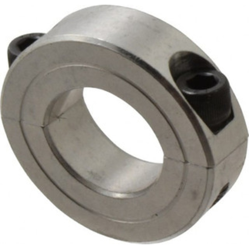 Climax 15/16 Bore, Aluminum, Two Piece Two Piece Split Shaft Collar 1-3/4 Outside Diam, 1/2 Wide 2C-093-A – 75237206
