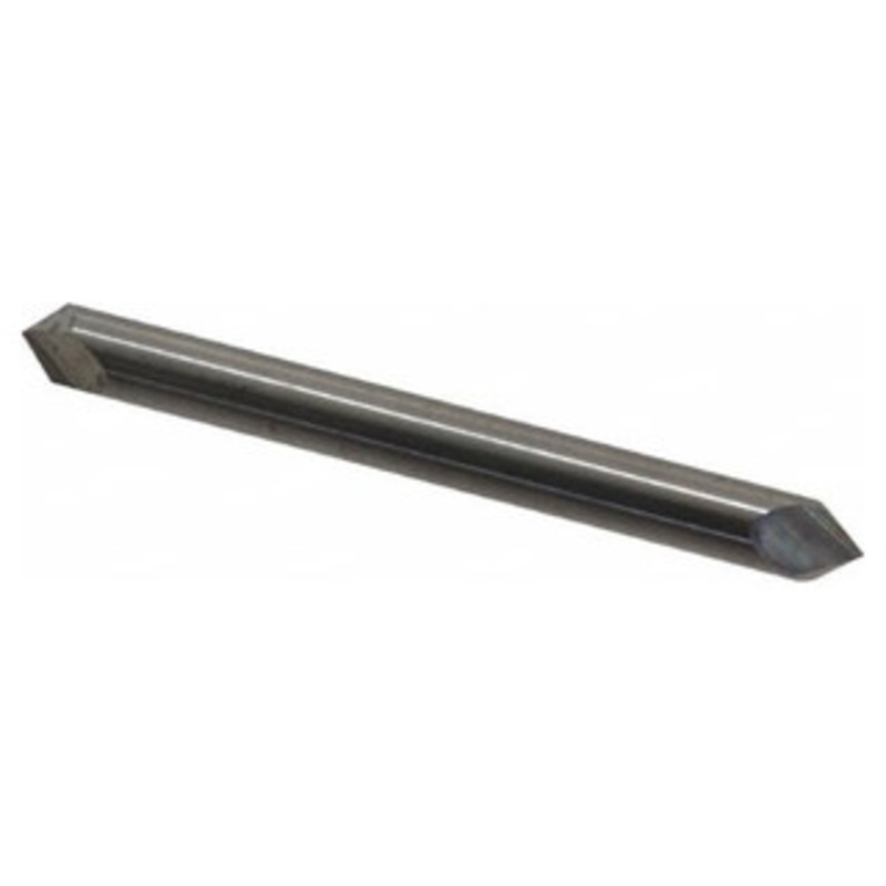 Accupro Double End 2-Flute Solid Carbide 90 End Chamfer Mill, 3/16 Size, 2 OAL – 37-305-0