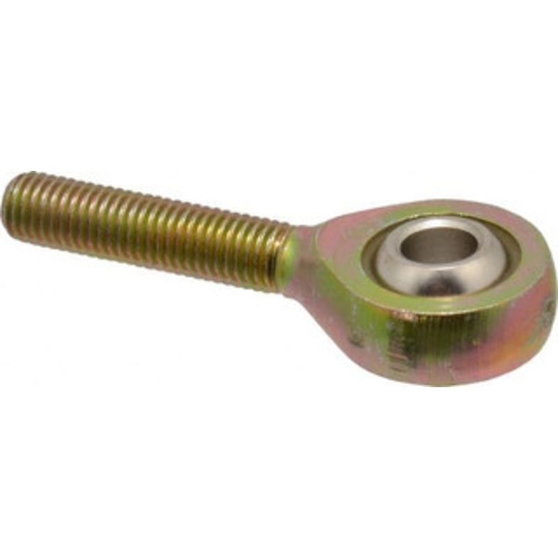 Alinabal 1/4 ID, 3/4 Max OD, 1,650 Lb Max Static Cap, Spherical Rod End 1/4-28 RH, 3/8 Shank Diam, 1 Shank Length, Steel with Molded Nyloy Raceway PM4G – 73205130