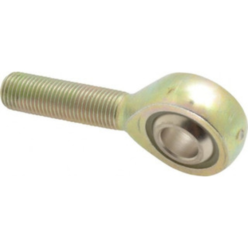 Alinabal 3/8 ID, 1 Max OD, 3,250 Lb Max Static Cap, Spherical Rod End 3/8-24 LH, 0.562 Shank Diam, 1-1/4 Shank Length, Steel with Molded Nyloy Raceway PML6G – 73204802
