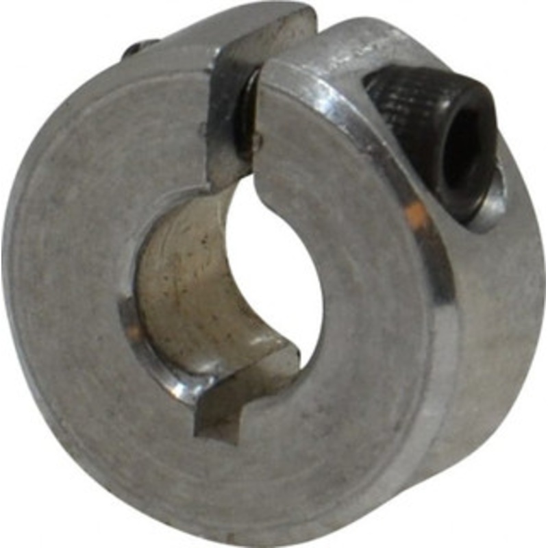 Climax 1/4 Bore, Aluminum, One Piece One Piece Split Shaft Collar 5/8 Outside Diam, 9/32 Wide MOD 1C-025-A – 73091399