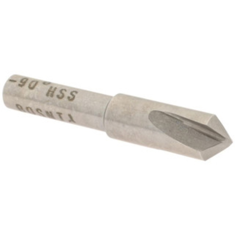 Value Collection HSS 3 Flute Countersink, 5/16 Head Diameter, 90 Angle, 1/4 Shank Diameter – 73-467-3
