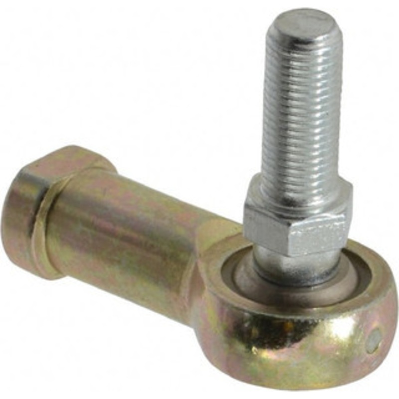 Alinabal 3/8 ID, 1 Max OD, 3,250 Lb Max Static Cap, Spherical Rod End 3/8-24 RH, 0.562 Shank Diam, 15/16 Shank Length, Steel with Molded Nyloy Raceway PFS6GR – 73202178