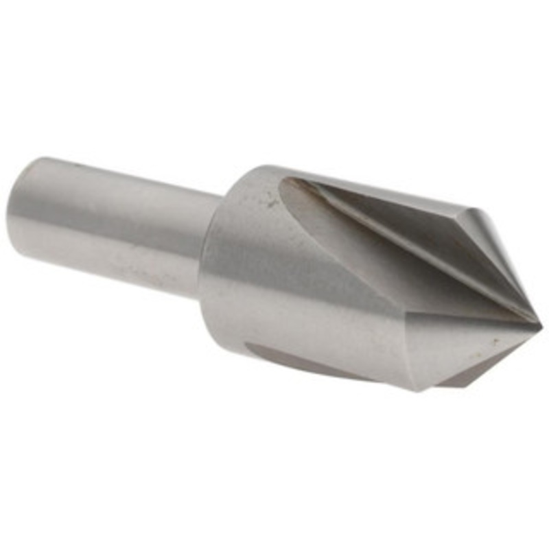 Value Collection HSS 3 Flute Countersink, 7/8 Head Diameter, 90 Angle, 1/2 Shank Diameter – 73-468-1