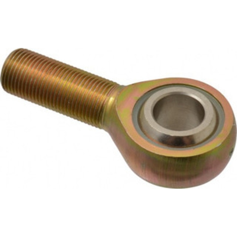 Alinabal 3/4 ID, 1-3/4 Max OD, 9,000 Lb Max Static Cap, Spherical Rod End 3/4-16 LH, 1 Shank Diam, 1-3/4 Shank Length, Steel with Molded Nyloy Raceway PML12G – 73204760