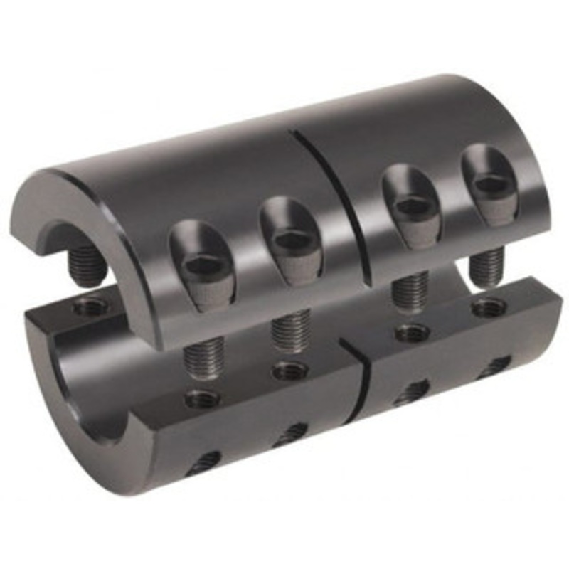 Climax 10mm Inside x 29mm Outside Diam, Metric Two-Piece Clamping Rigid Coupling 45mm Long 2MISCC-10-10 – 75256420