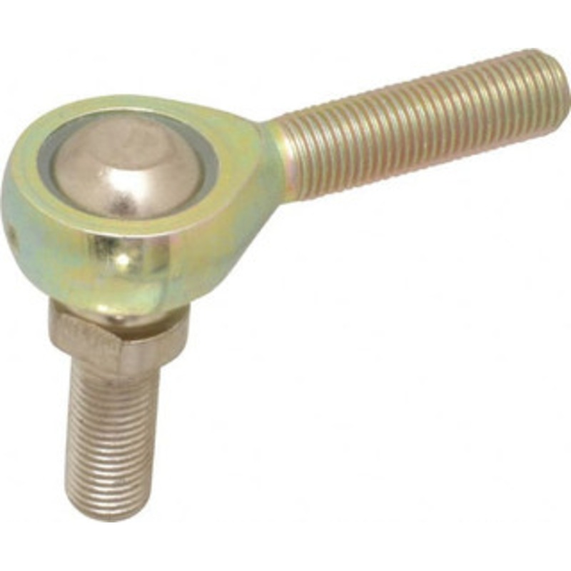 Alinabal 3/8 ID, 1 Max OD, 3,250 Lb Max Static Cap, Spherical Rod End 3/8-24 LH, 0.562 Shank Diam, 1-1/4 Shank Length, Steel with Molded Nyloy Raceway PMSL6G – 73204901