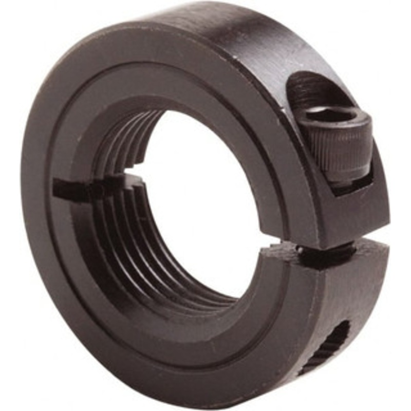 Climax 1-1/8 -7 Thread, Steel, One Piece Threaded Shaft Collar 1-7/8 Outside Diam, 1/2 Wide ISTC-112-07 – 35462407
