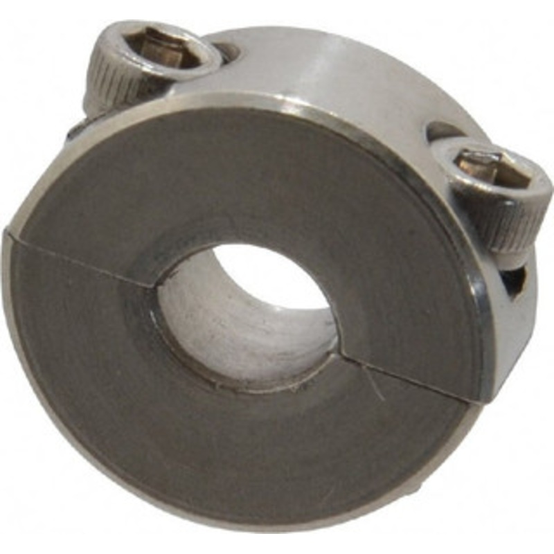 Climax 1/4 Bore, Stainless Steel, Two Piece Shaft Collar 11/16 Outside Diam, 5/16 Wide 2C-025-S – 35462738