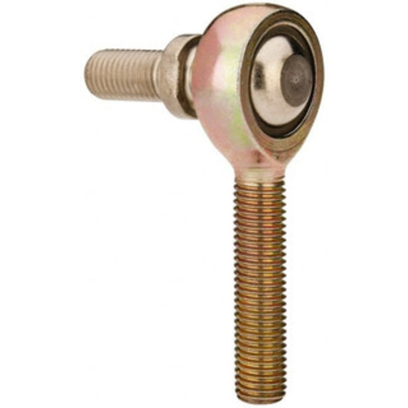 Alinabal 5/16 ID, 7/8 Max OD, 2,800 Lb Max Static Cap, Spherical Rod End 5/16-24 LH, 0.437 Shank Diam, 1-1/4 Shank Length, Steel with Molded Nyloy Raceway PMSL5G – 73204885