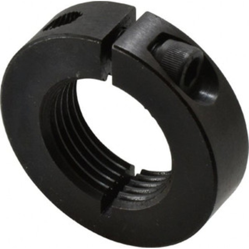 Climax 1-1/8-12 Thread, Steel, One Piece Threaded Shaft Collar 1-7/8 Outside Diam, 1/2 Wide ISTC-112-12 – 35462415