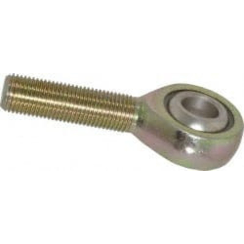 Alinabal 1/2 ID, 1-5/16 Max OD, 5,800 Lb Max Static Cap, Spherical Rod End 1/2-20 RH, 3/4 Shank Diam, 1-1/2 Shank Length, Steel with Molded Nyloy Raceway PM8G – 73205171