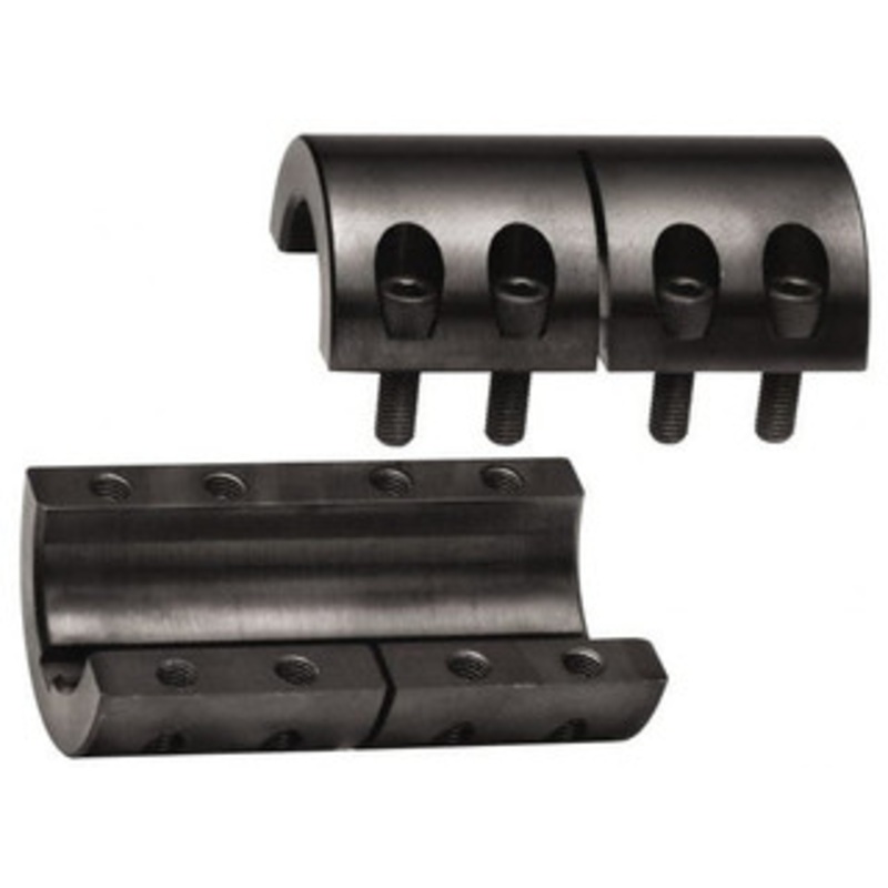 Climax 1-1/4 Inside x 2-1/16 Outside Diam, Two Piece Rigid Coupling with Keyway 3-1/4 Long x 1/4 Keyway Width x 1/8 Keyway Depth 2ISCC-125-125KW – 75242073