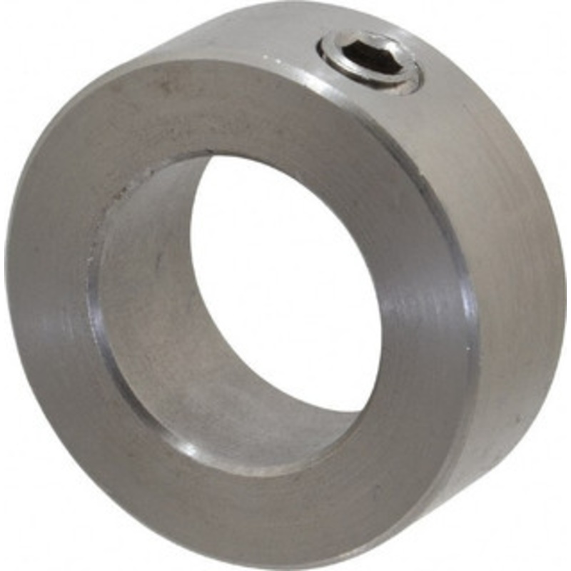 Climax 7/8 Bore, Stainless Steel, Set Screw Shaft Collar 1-1/2 Outside Diam, 9/16 Wide C-087-S – 35465400