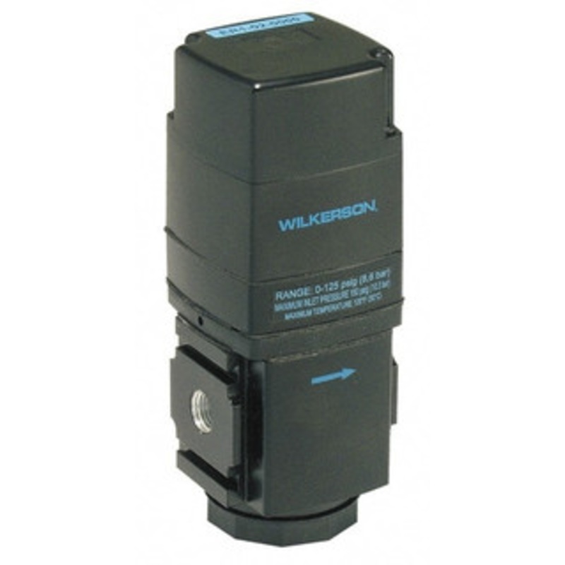 Wilkerson 3/8 NPT 0 – 125 psi Electronic Aluminum Regulator 150 Max Supply psi, 200 CFM, 32 to 125F, 2.35 Wide x 6.31 High ER2-03-0A00 – 33089343