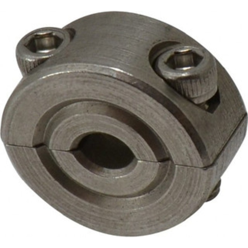 Climax 3/16 Bore, Stainless Steel, Two Piece Shaft Collar 11/16 Outside Diam, 5/16 Wide 2C-018-S – 35462720