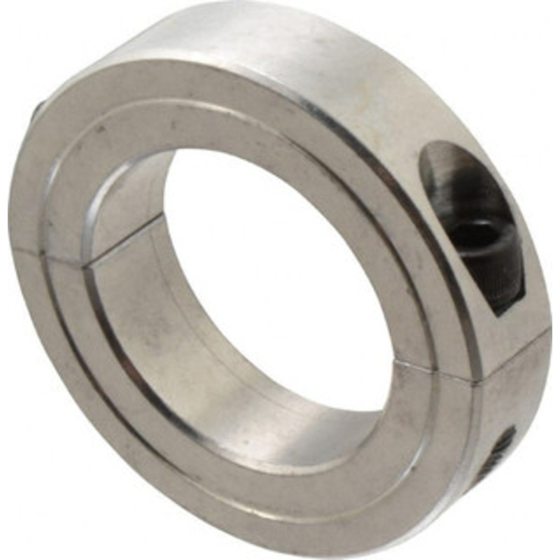 Climax 1-1/2 Bore, Aluminum, Two Piece Shaft Collar 2-3/8 Outside Diam, 9/16 Wide 2C-150-A – 35463579