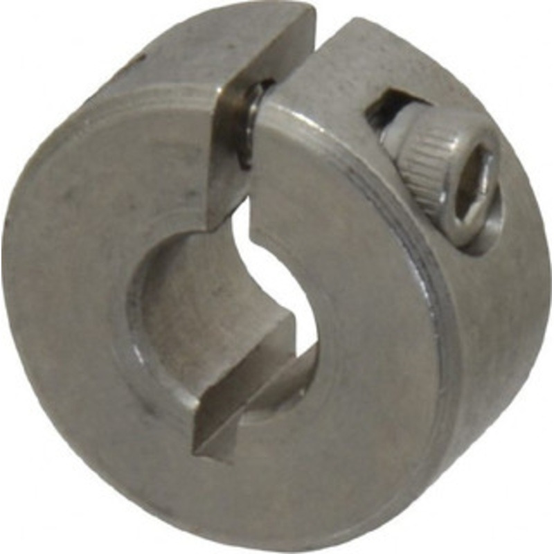 Climax 1/4 Bore, Stainless Steel, One Piece Clamp Collar 11/16 Outside Diam, 5/16 Wide 1C-025-S – 35462506