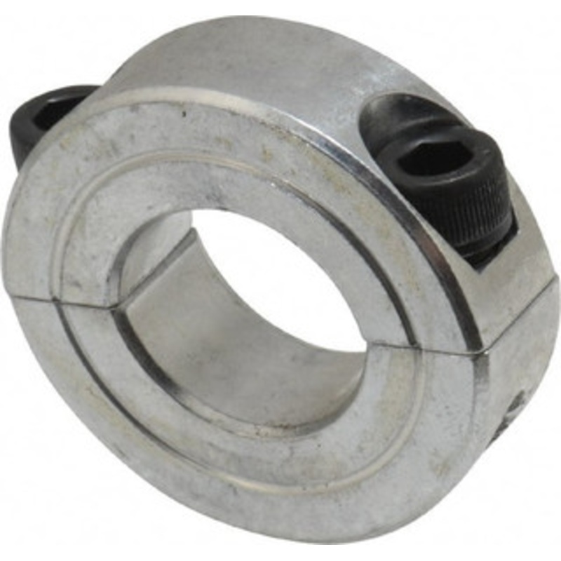 Climax 13/16 Bore, Aluminum, Two Piece Two Piece Split Shaft Collar 1-5/8 Outside Diam, 1/2 Wide 2C-081-A – 75237172