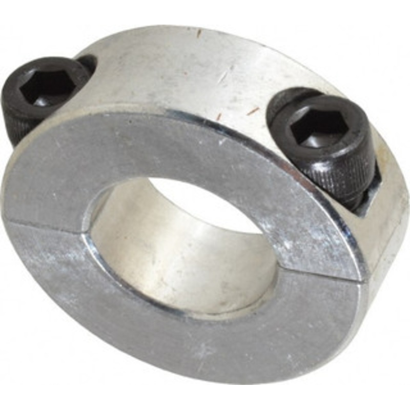 Climax 3/4 Bore, Aluminum, Two Piece Shaft Collar 1-1/2 Outside Diam, 1/2 Wide 2C-075-A – 35463546