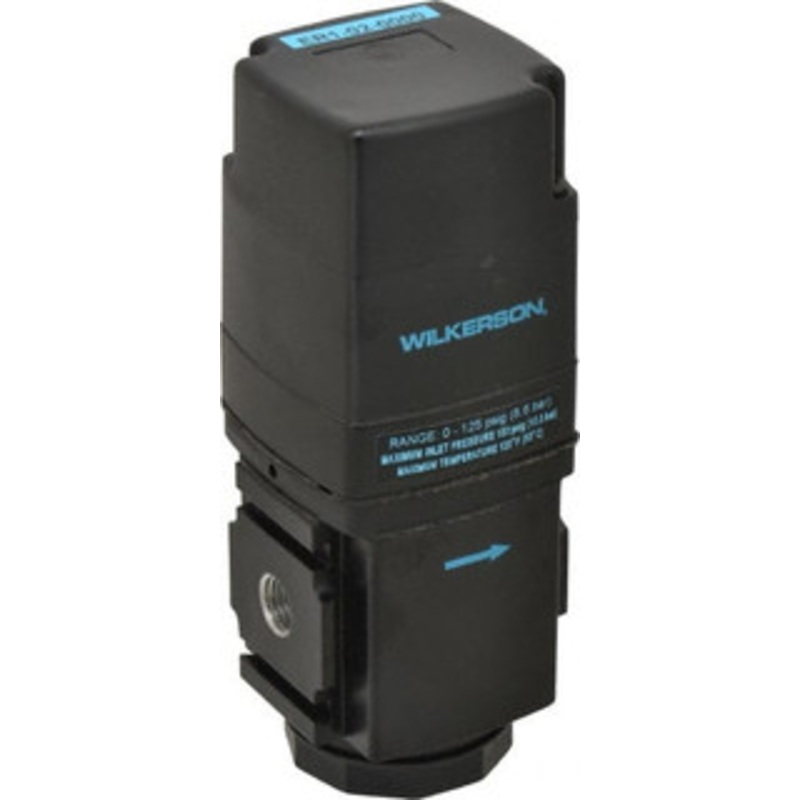 Wilkerson 1/4 NPT 0 – 125 psi Electronic Aluminum Regulator 150 Max Supply psi, 165 CFM, 32 to 125F, 2.35 Wide x 6.31 High ER1-02-0000 – 74199845
